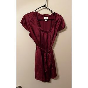 Burgundy maternity top